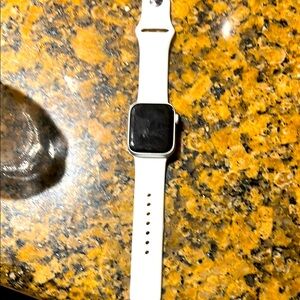 Apple White Smartwatch with Minimalist Design